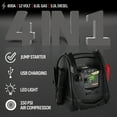 thumbnail image 2 of Schumacher Electric 800A Car Battery Jump Starter and Portable Power Station, 150-PSI Air Compressor, 12V Sport, Auto, and Marine Batteries, SJ1583, 2 of 7