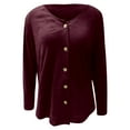 thumbnail image 5 of Cardigan Sweaters for Women Lightweight V Neck Button Down Long Sleeve Fall Fashion Outfits 2025 Knit Outerwear Coats, 5 of 5
