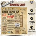 thumbnail image 2 of Tarjeta de cumpleaños Back2Time con diseño de periódico para 14 cumpleaños de 2012, 2 of 7