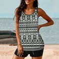thumbnail image 6 of Karight Tankini Swimsuit with Shorts - Womens Two Piece with Pockets Tummy Control Bathing Suit Modest Swimwear, 6 of 6
