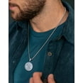 thumbnail image 3 of ChainsProMax Saint Michael Necklace for Men with Full Prayer, Protection Archangel Medallion, Gold Plated, 3 of 10