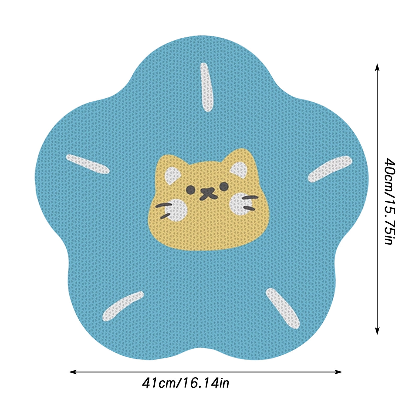 Cat Scratcher Flower Scratching Pad for Cats On Wall, Dual Purpose Wall Floor Mounted Cat Scratching Board. 2-in-1 Paving and Hanging Cat Scratch Pads for Grinding Claws