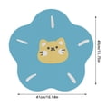 thumbnail image 2 of Cat Scratching Boards, Wall Mounted or Flat, Cat Toy, Cute Floral Design Cat Scratcher Mat Cardboard Scratching Pad for Indoor Cats Wall Stick Furniture Protector Gifts for Pets, Pink, 2 of 5