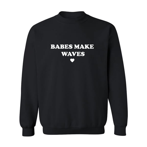 Babes Make Waves Crewneck Sweatshirt