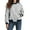 Grey, variant on UJNDER Women's Casual Jackets Lightweight Comfortable Stylish Stand Collar Loose Fit Baseball Outerwear Jacket Coat for Daily Wear and Outdoor Activities Baseball Jacket Jackets for Women Beige XXL