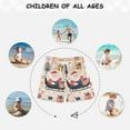 thumbnail image 6 of FORMRS Boys Swim Trunks Quick Dry Mesh Liner Boardshorts Sizes XS-XL, Beige Christmas Santa, 6 of 7