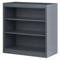 thumbnail image 2 of Sandusky Welded Steel Freestanding Bookcase Storage Cabinet, Charcoal, 2 of 6