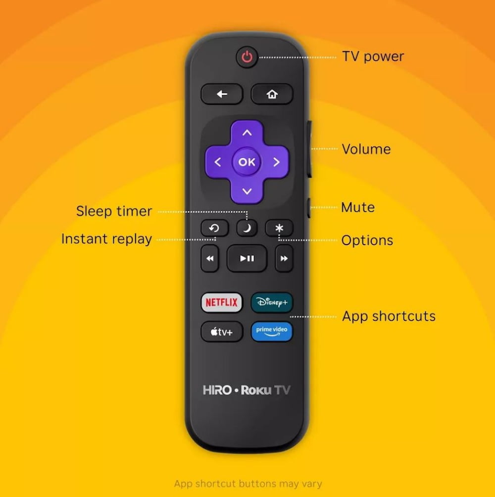 Restored Hiro Roku TV 40" 1080p Full HD Smart Roku TV with Dolby Audio for Streaming H40C3C4