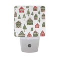 thumbnail image 6 of Yayeee LED Night Light for The Home Plug in With Light Sensors 2 Pack, Green Christmas House, 6 of 6