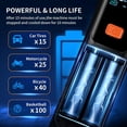 thumbnail image 3 of Car Tire Air Pump Portable, 150PSI Cordless Tire Inflator with Digital Pressure Gauge, Auto Shut Off, 3X Faster Inflation, Air Compressor for Car Tires, Motorcycle, Bike, Ball, Black, 3 of 7