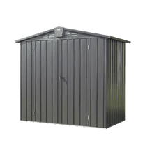 Garden Sheds Outdoor Storage Shed 6.5'x 4.2', Metal Garden Shed for Bike, Trash Can, Tools, Lawn Mowers,Galvanized Steel Outdoor Storage Cabinet with Lockable Door for Backyard, Patio, Lawn (6.5x4.2f