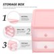 thumbnail image 3 of unbranded Caja Organizadora Rosa Para Escritorio Estilo Cajón Para Cosméticos Y Artículos De Oficina, 3 of 6