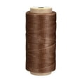 thumbnail image 1 of Unique Bargains 186 Yards 210D/1mm Leather Sewing Thread Polyester Waxed Cord, Milk Chocolate, 1 of 5