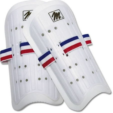 MacGregor 7 In. Youth Plastic Soccer Shin Guards with Elastic Band, Pair