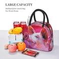 thumbnail image 5 of Salouo Pig for Insulated Lunch Bag for Women/Men - Leakproof Cooler Tote Bag Organizer - Reusable Lunch Box for Office Picnic Hiking Beach-One Size, 5 of 6