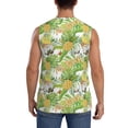 thumbnail image 4 of Uemuo Gnome and Pineapple Pattern Men's Sleeveless T-Shirt,Muscle Athletic Tank Top, Moisture-wicking Quick-dry Breathable Classic Tee Top for Gym Run Outdoor Sports-Medium, 4 of 8