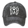 thumbnail image 4 of Men's Dog Dad Hat, Washed Adjustable Baseball Cap Dog Lover Hats, 4 of 4