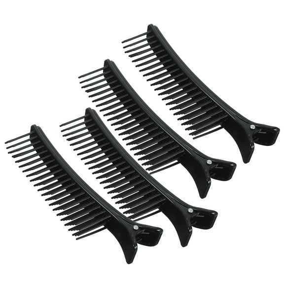 4pcs Grip Clips Hair Sectioning Clips Hair Parting Comb Clips for Salon Hair Cutting Coloring