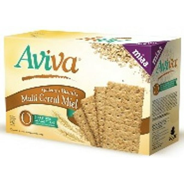 AVIVA MULTICEREAL & HONEY SODA CRACKERS INDIVIDUALLY WRAPPED FRESH