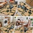 thumbnail image 5 of Area Rugs 2.7'x5', Blueberry Spring Leaves Carpet for Living Room Bedroom Dining Room, Brown Botanical Branches Throw Kitchen Rugs Non Slip Washable Rectangle Indoor Outdoor Rugs, 5 of 8