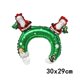 thumbnail image 3 of Globo de hombre de jengibre grande, globo de aluminio para niños, globo navideño, globo de Navidad, decoración para fiesta navideña, suministros para Año Nuevo 2023, 3 of 5