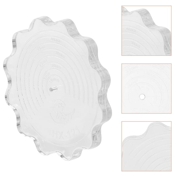 Luxshiny 5Pcs Curling Paper Quilling Mold for Quilling Forms Rings and Quilling Paper Tool