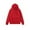 B-Red, variant on Hoodie for Man Casual Fashionable Long Sleeved Hooded Pocket Top Long Sleeve Hooded Pullover Sweatshirts Blouse
