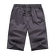 thumbnail image 1 of Pantalones cargo finos de verano para hombre: cordón, poliéster, tallas L-XXXXXXL, playa/casual, cintura elástica, 1 of 3