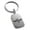 Silver, variant on Stainless Steel Fly and Soar Engraved Small Rectangle Dog Tag Charm Keychain Keyring