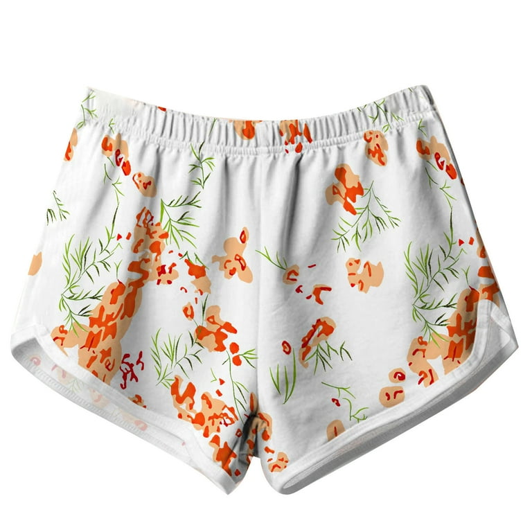 Shorts for Women, Women'S Lightweight Summer Casual Elastic Waist Print  Shorts Baggy Comfy Beach Shorts Today'S Deals Returned Items For Sale  Clearance #1 