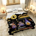 thumbnail image 3 of Halloween Gnome Blanket Lightweight Warm Cozy Soft Fuzzy Flannel Fleece Throw Travel Outdoor Home Decor Small Blanket Gift for Pets 50"x40" S for Kids, 3 of 6