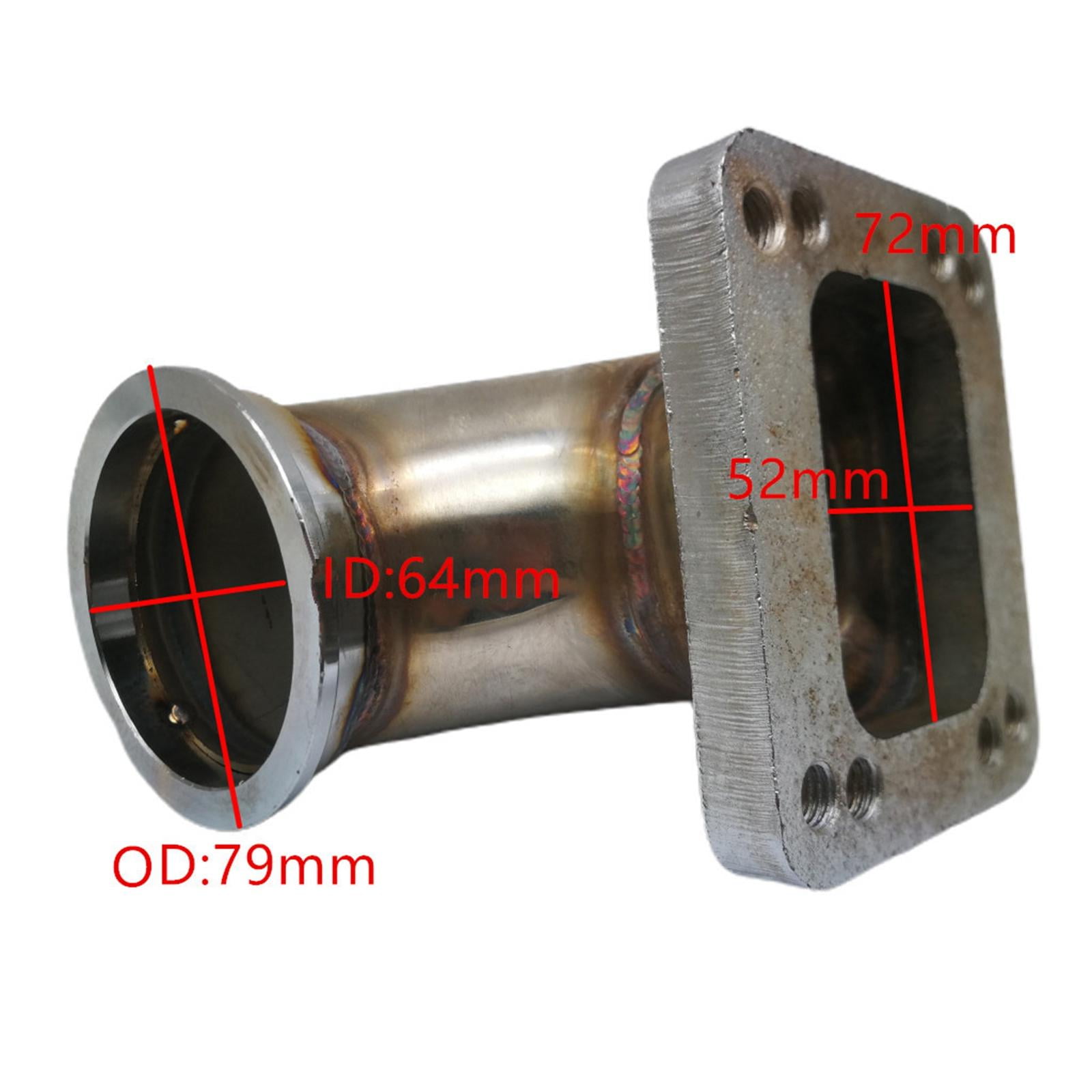 bend W67（48°） Turbo V Clamp, Exhaust V Band Clip Anti Wear 186917 5.5‑5.9