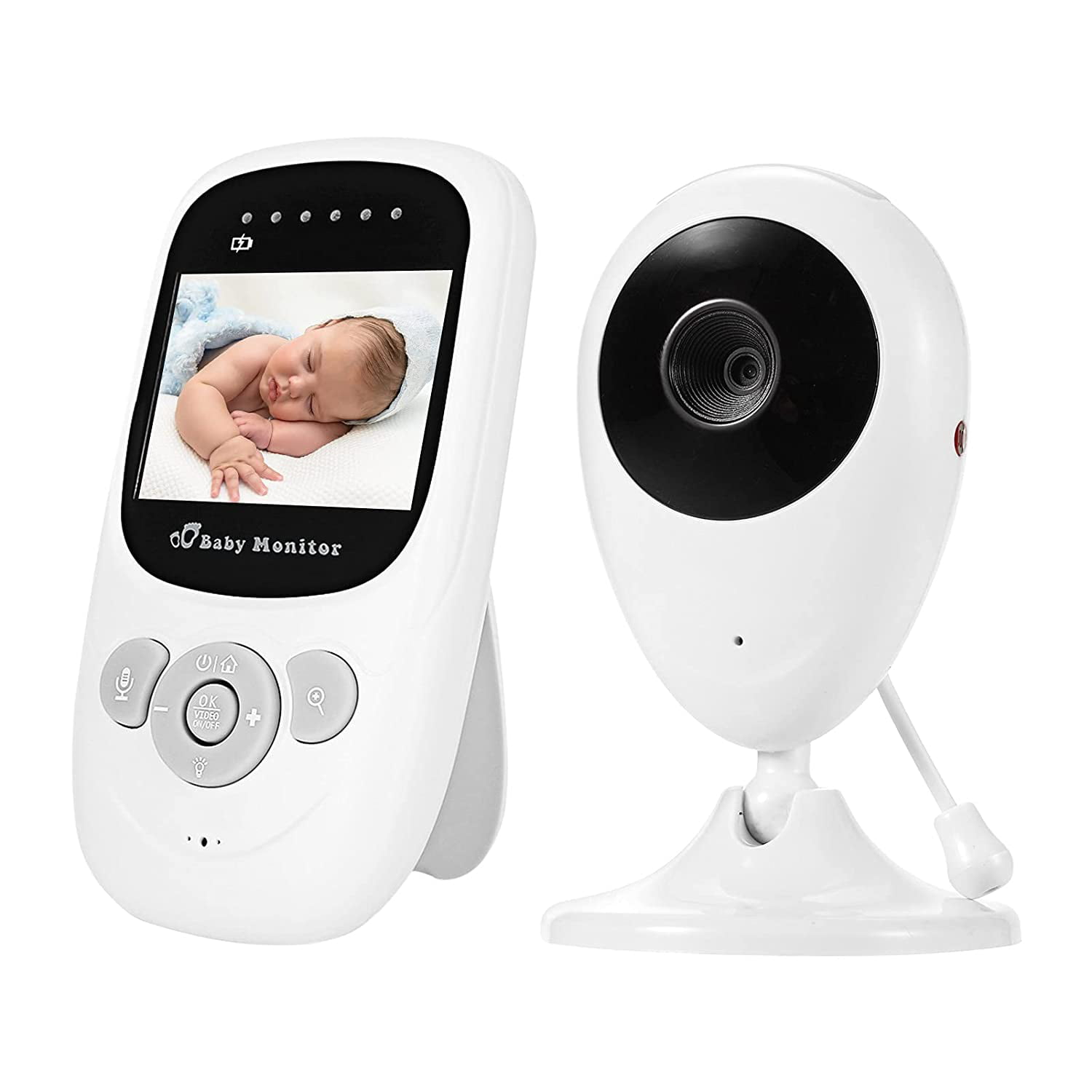 2-Wege-Talk-Babyphone 2,4-GHz-LCD-Display Audio Talk Wireless-Digitalkamera 