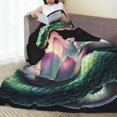 thumbnail image 6 of Susaid Snake Holding A Lotus Print Microfiber Cleaning Cloth, Multi-Functional Cleaning Towels, Highly Absorbent Cleaning Rags,Cleaning Cloths for Car Kitchen Home-60"x50", 6 of 7