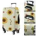 thumbnail image 5 of Yellow Small Flower Sunflower Pattern Luggage Cover Fashion Suitcase Cover Baggage Covers Fit 25-28 Inch Luggage (Go Travel), 5 of 5