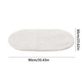 thumbnail image 3 of Premium Absorbent Bathroom Mat | Non-Slip Microfiber Foam Rug | 23.6"x35.4" Oval Floor Mat for Bathroom, Entryway & Bedroom | Quick-Dry, Machine Washable | Beige Home Decor Carpet, 3 of 5