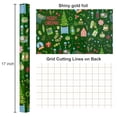 thumbnail image 4 of Papel de regalo navideño Burymento, oro verde, 43 x 10 m, 4 of 6
