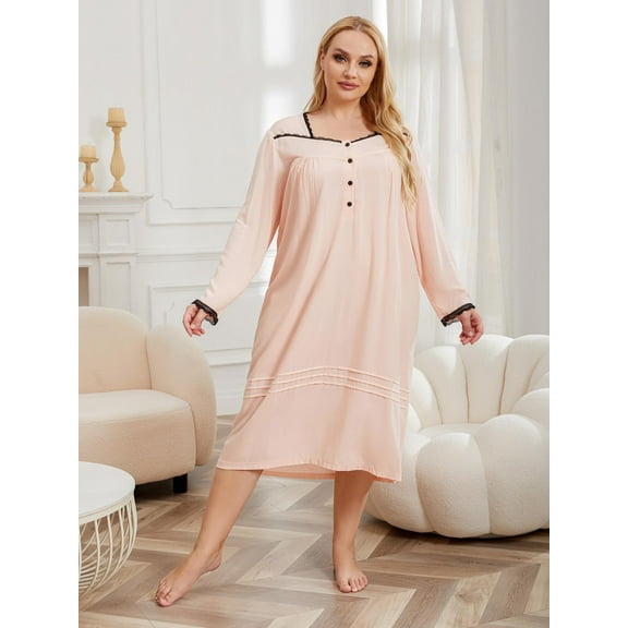 Plus Size Pajamas Set for Women Soft Nightwear Cute Sleepwear Women's Lounge Sets