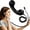 Black, variant on Retro Phone for Cell Phone, Vintage 90s Style Wired Phone with Built for Calls & Video Chats