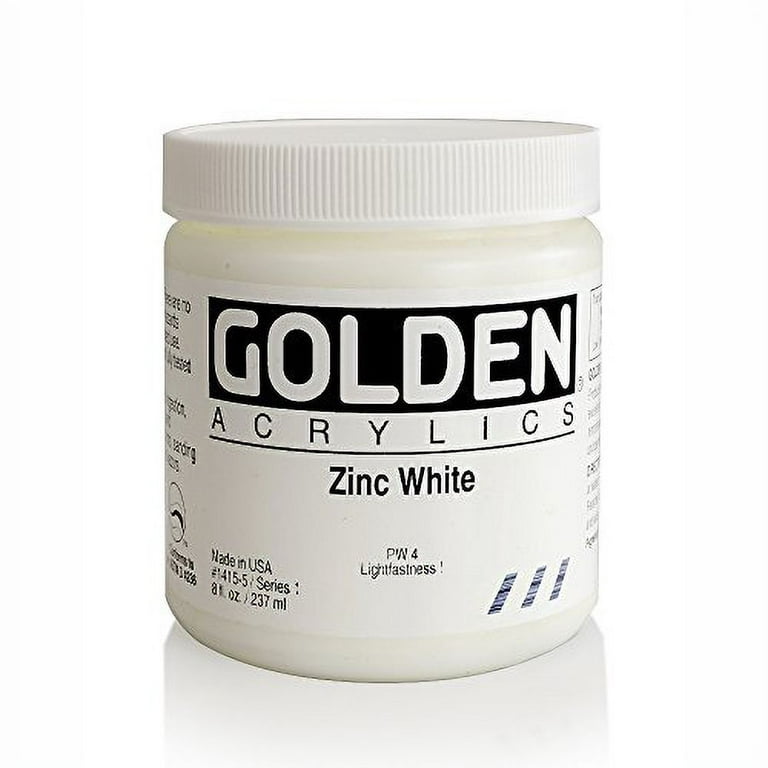 Golden Acrylics Heavy Body 2 oz Zinc White
