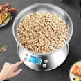 thumbnail image 2 of Digital Kitchen Scale High Precision - Food Detachable Timing Stainless Steel Scale - for Slimming Baking Cooking, 2 of 6