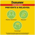 Dramamine NonDrowsy, Motion Sickness Relief, Made with Natural Ginger, 18 Count