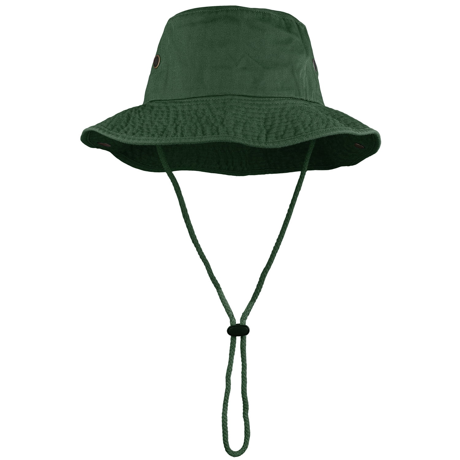 Falari Wide Brim Hiking Fishing Safari Boonie Bucket Hats 100% Cotton UV Sun Protection for Men Women Outdoor Activities L/XL Yellow, adult Unisex