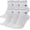 White/Black, variant on Unisex 6PK Everyday Cushion Ankle Training Socks Gray/Black L SX7669-063