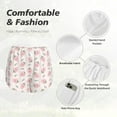 thumbnail image 4 of Salouo Floral Strawberr Print Women's 2 in 1 Running Shorts Double-Layer Shorts Athletic Workout Gym Yoga Shorts Running Shorts for Women-Medium, 4 of 7