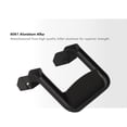 thumbnail image 2 of AJP Distributors Universal 2-Piece Cast Billet Aluminum Black Side Hoop Steps Nerf Bars Pair Set of 2 + Mounting Brackets Hardware Compatible/Replacement For Chevy Ford Jeep Dodge Ram Pickup Truck SUV, 2 of 4