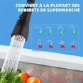 thumbnail image 2 of Promotion Kitchen Faucet Spray 3 Modes - 360 Degree Nozzle for Kitchen Faucet, Faucet Head, Sink Mixer Spray, Extension for Kitchen Faucet (black), 2 of 5