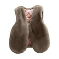 thumbnail image 1 of Toddler Girls Jacket Winter Warm Hooded Coats Fashionable Fall Kids Outerwear Soft Woolen Vest, 1 of 5
