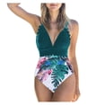 thumbnail image 1 of Traje de baño de una pieza HUOGUO, sexy, con estampado de flores, monokini para mujer, 1 of 4
