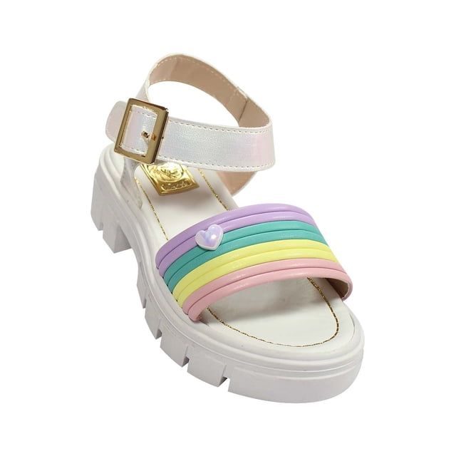 SANDALIA CASUAL LEON NIÑA BLANCO SINTETICO 1505 Leon 1505p